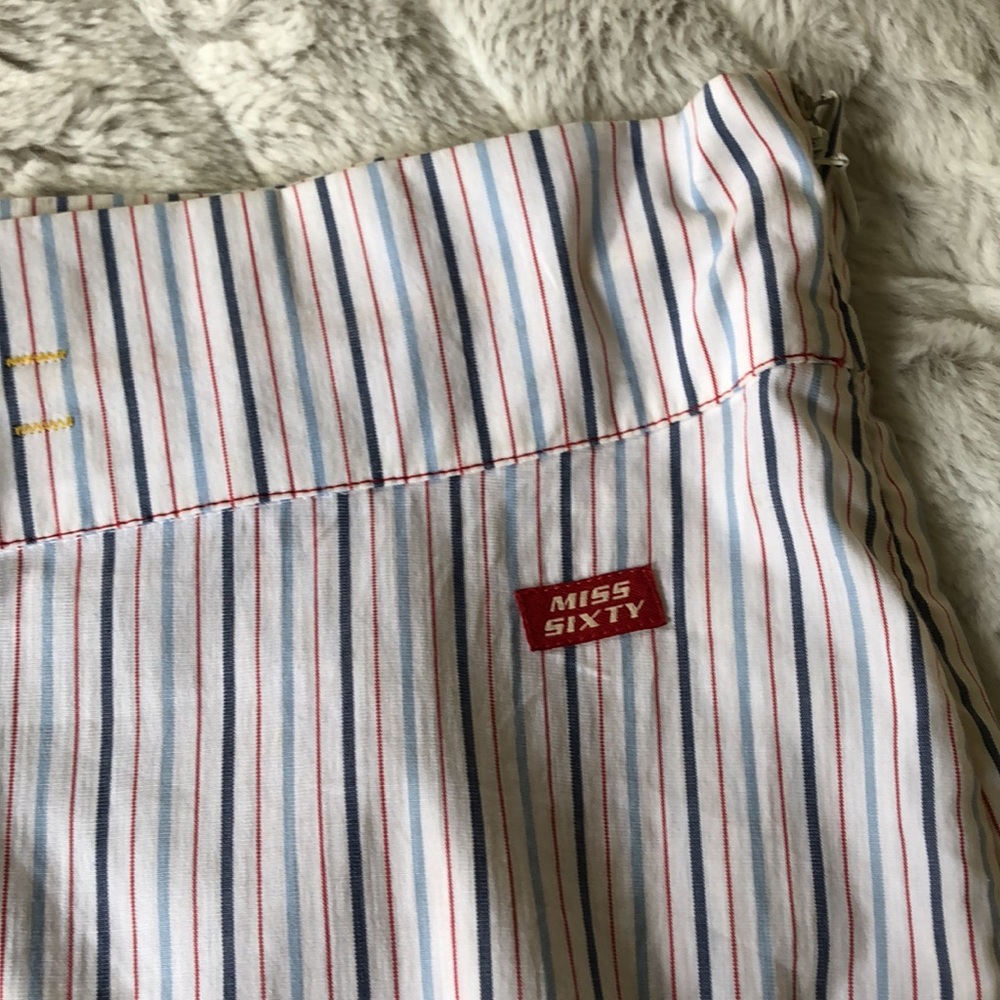 Miss Sixty Vintage Y2K striped skirt - Picture 2 of 6
